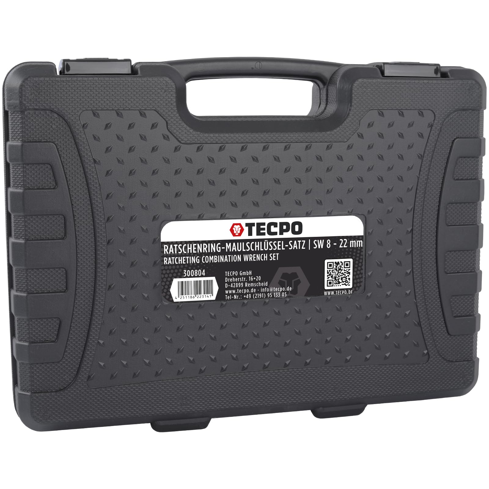 TECPO Jeu de clés à cliquet articulées SW 8-22 mm