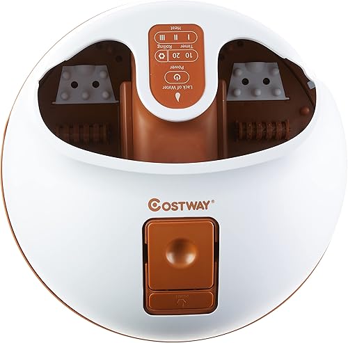 Miniatura 3 de ERGOMASTER Masajeador de baño de pies de vapor, spa de pies con calentamiento rápido, 3 niveles de calefacción, 2 temporizadores ajustables, calma