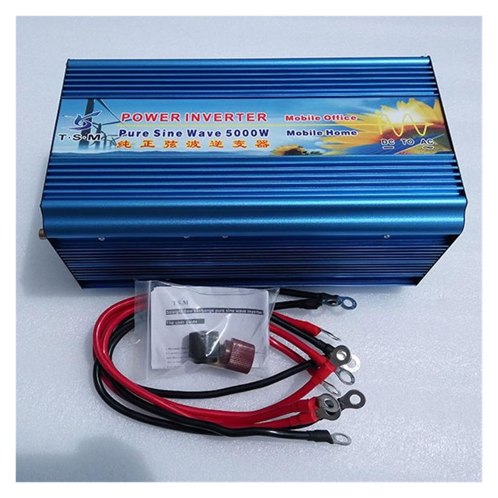 5KW 5000W DC 12V a AC 220V 230V 240V 50HZ Pantalla Digital Dual Inversor de Onda sinusoidal Pura(50HZ,12V-220-240V)
