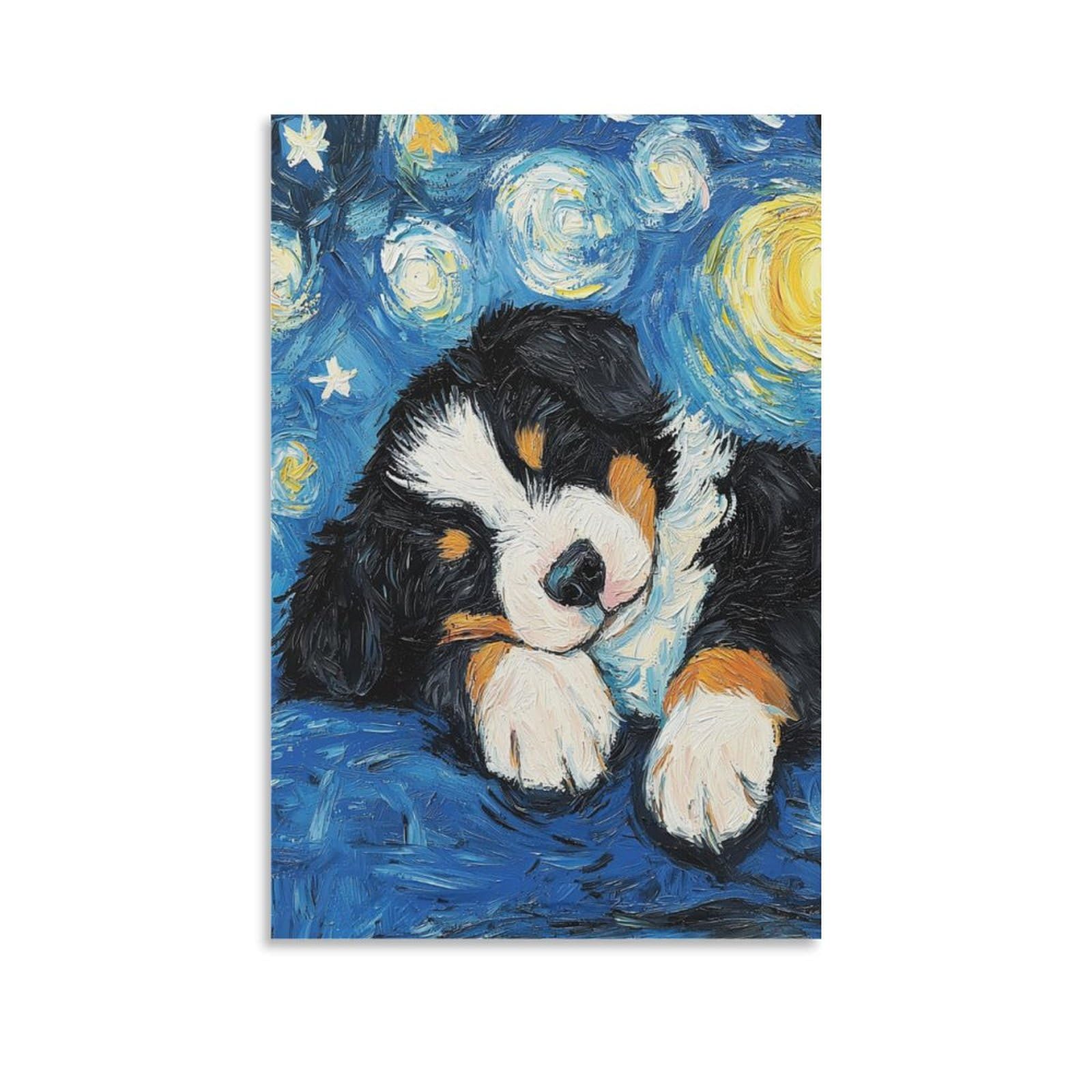Cuadro en lienzo de perro beagle 50x75cm decoracion de salon poster mural impreso 6