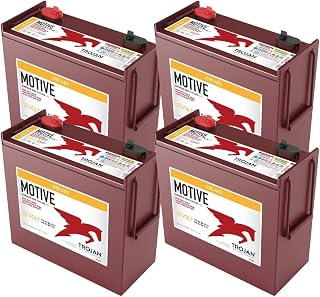 4-Pack – Trojan J185E-AC 12V Deep-Cycle Flooded Battery, 175Ah, Industrial, Renewable Energy, Marine, Floor Scrubber Use