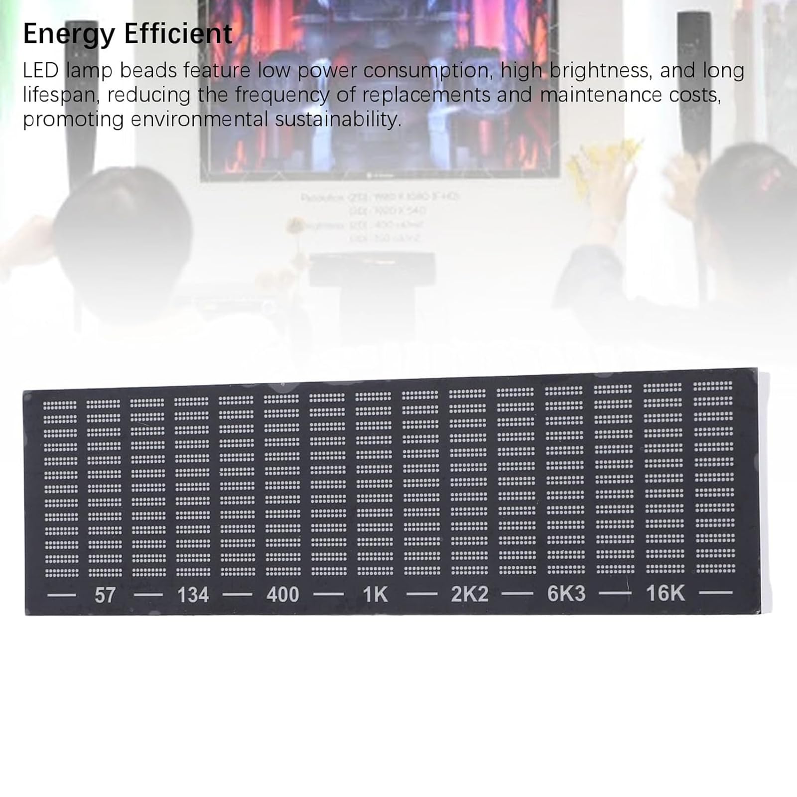 Pantalla LED De Espectro Musical Controlada por Sonido, Pantalla De Espectro Musical Controlada por Voz, Pantalla De Espectro De Luz Rítmica con Captación De Música, Luz Ambiental para Juegos