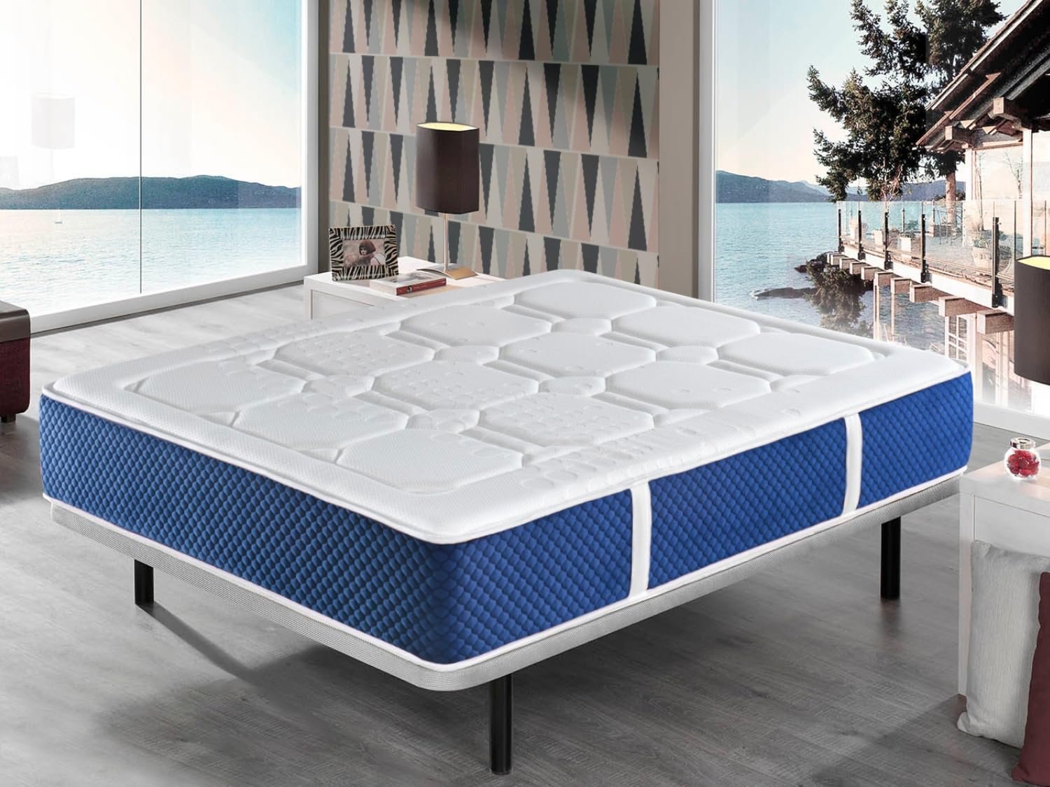 SONHO Materasso viscoelastico OASIS 80x180 cm - altezza 30 cm. Prodotto in Europa