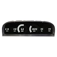 Vista 5 de Panel de repuesto digital LED compatible con Chevrolet Truck 1960-1963 Clúster de instrumentos de ajuste personalizado con medidores digitales