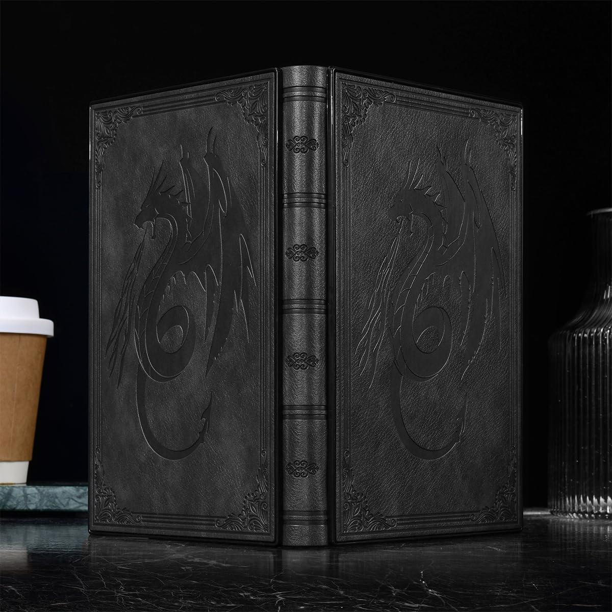 ZXHQ Diary with Lock, A5 Journal with Built-in Lock, 180° Lay Flat, Journal for Men & Women, Personal Planner Organizer, 220 Pages 120Gsm Paper, 5.9 x 8.5inch Gray - Image 3