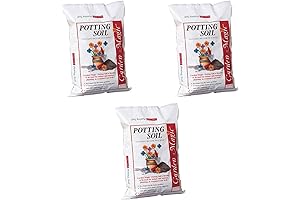 Michigan Peat General Purpose Potting Soil Mix 20 Pound Bag (3 Pack)