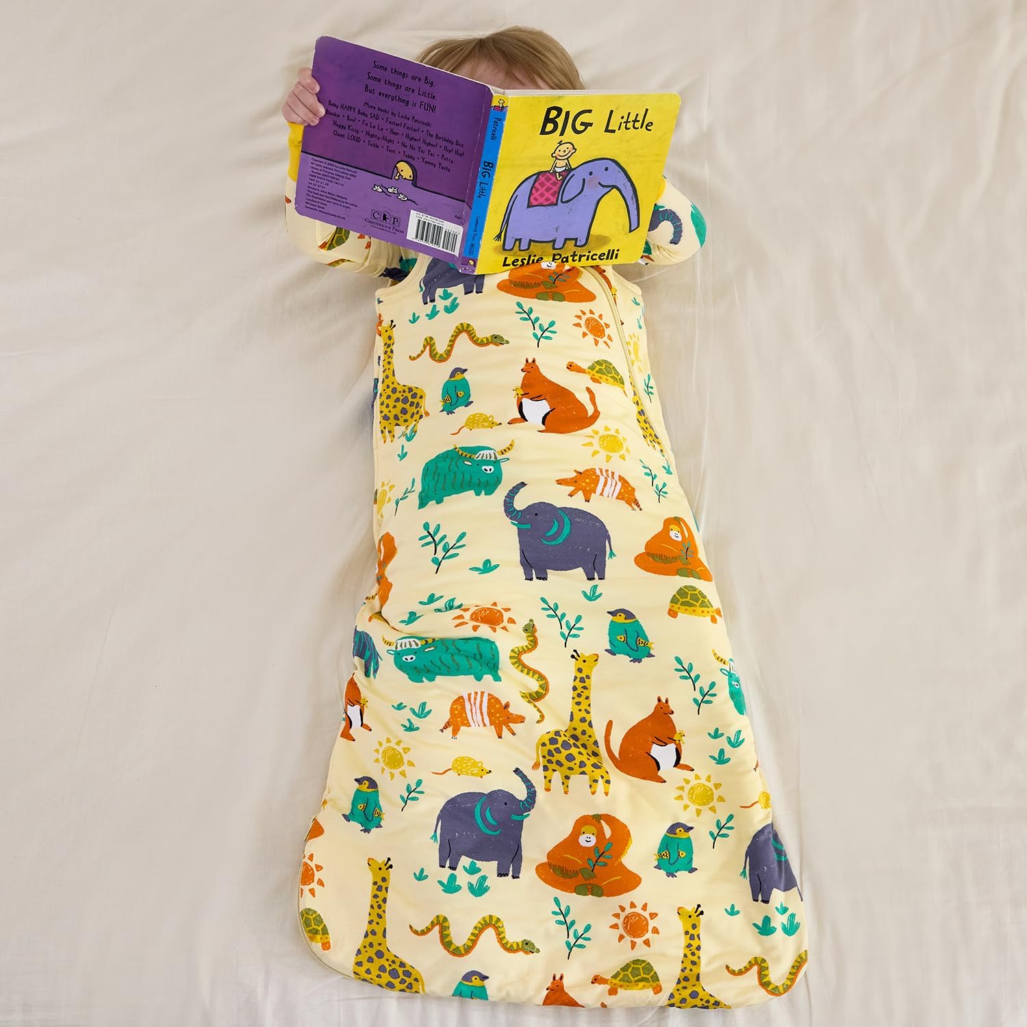 Bamboo Viscose Sleep Sack for Babies and Toddlers 1.0 Tog Wearable Blanket 2-Way Zipper Baby Shower Gifts - Image 4