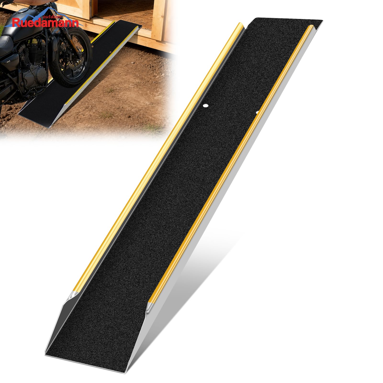 Amazon.co.jp: Ruedamann バイク スロープ 長さ150cm バイク ラダー 耐