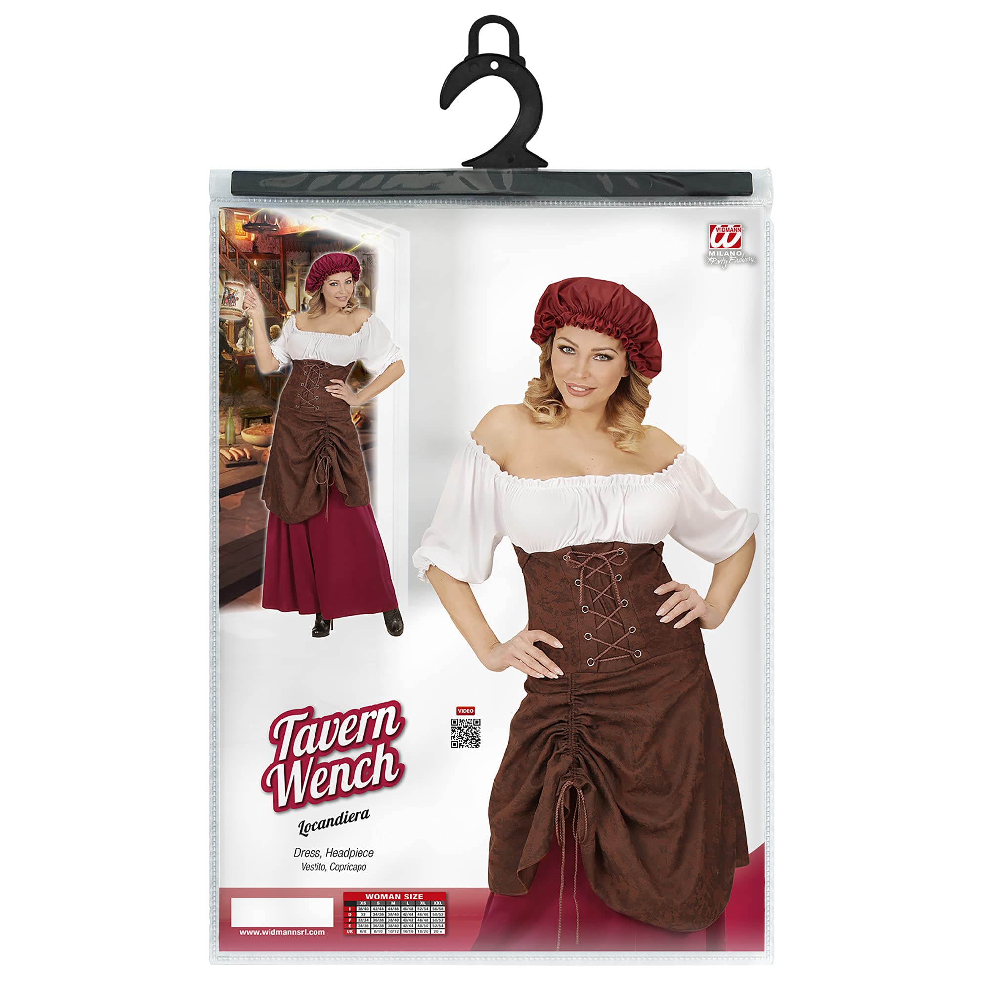 W WIDMANN MILANO Party Fashion - Kostüm Mittelalter Wirtin