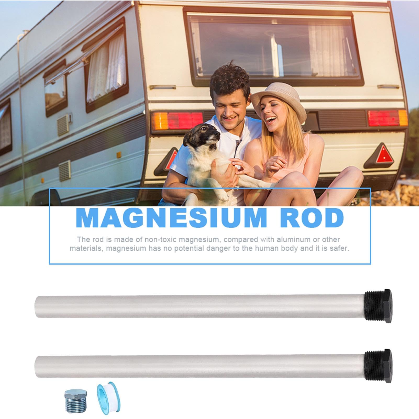 Asta di magnesio per scaldabagno, barra riscaldante per | Asta in magnesio per acqua per