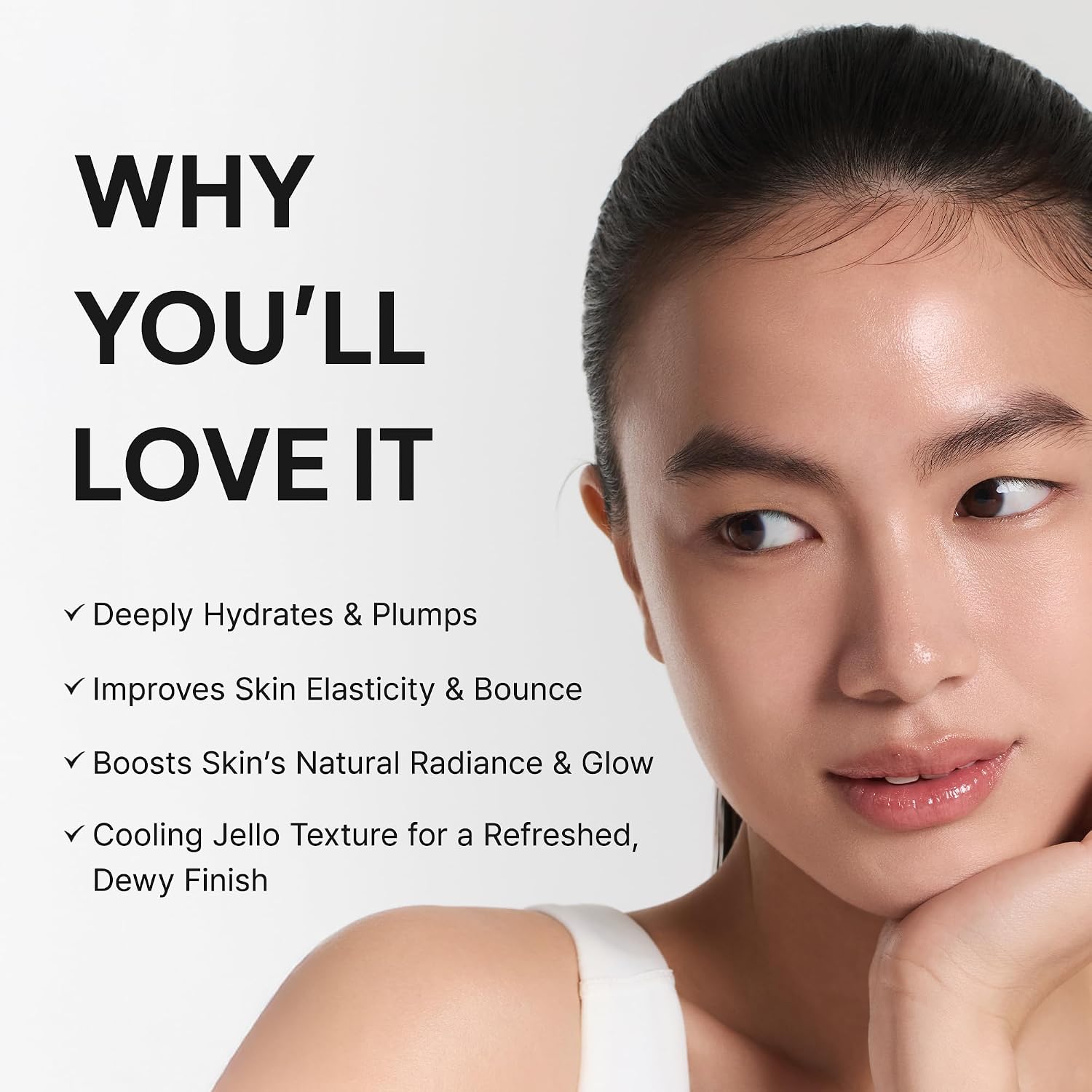 ARENCIA Vita Collagen Radiance Jello Mask, Hydrogel Face Mask with Collagen & Glutathione, Cooling & Hydrating Care for Smooth-Looking Skin, 4 Sheets
