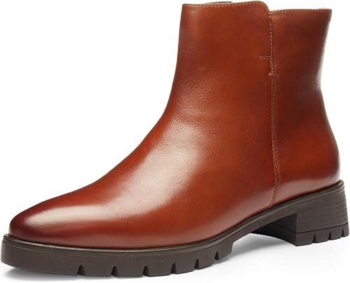 ARA Napoli, Botas Cortas al Tobillo Mujer, coñac, 38 EU