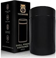 Vista 8 de Treehouse Recipientes a prueba de olores (4.1 fl oz), tarros con tapas herméticas para hierbas, especias, café y té, tarros de almacenamiento