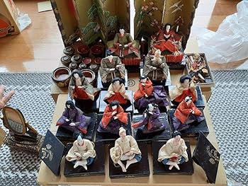 雛人形セット レトロ品(47✖️54✖️65) 雛人形セット レトロ品(47✖️54✖️65) 雛人形セット レトロ品