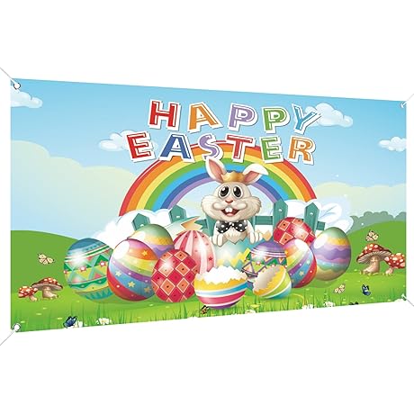 Happy Easter Day Easter Backdrops for Photoshoot