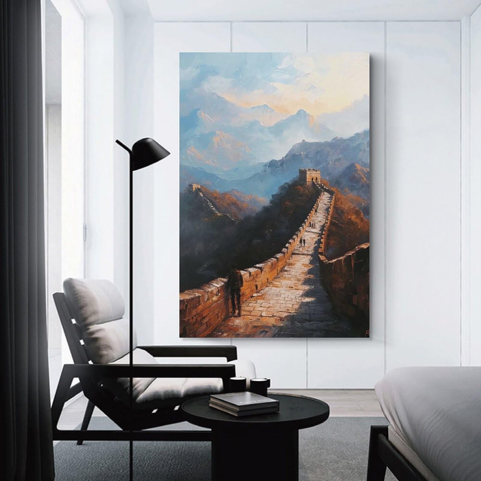 Junmoney Majestic Barrier Home Decor Wall Art, 24x36inch(60x90cm), for Lounge, Bedroom Or Personal Spaces, Gift Idea for Housewarming And Birthdays
