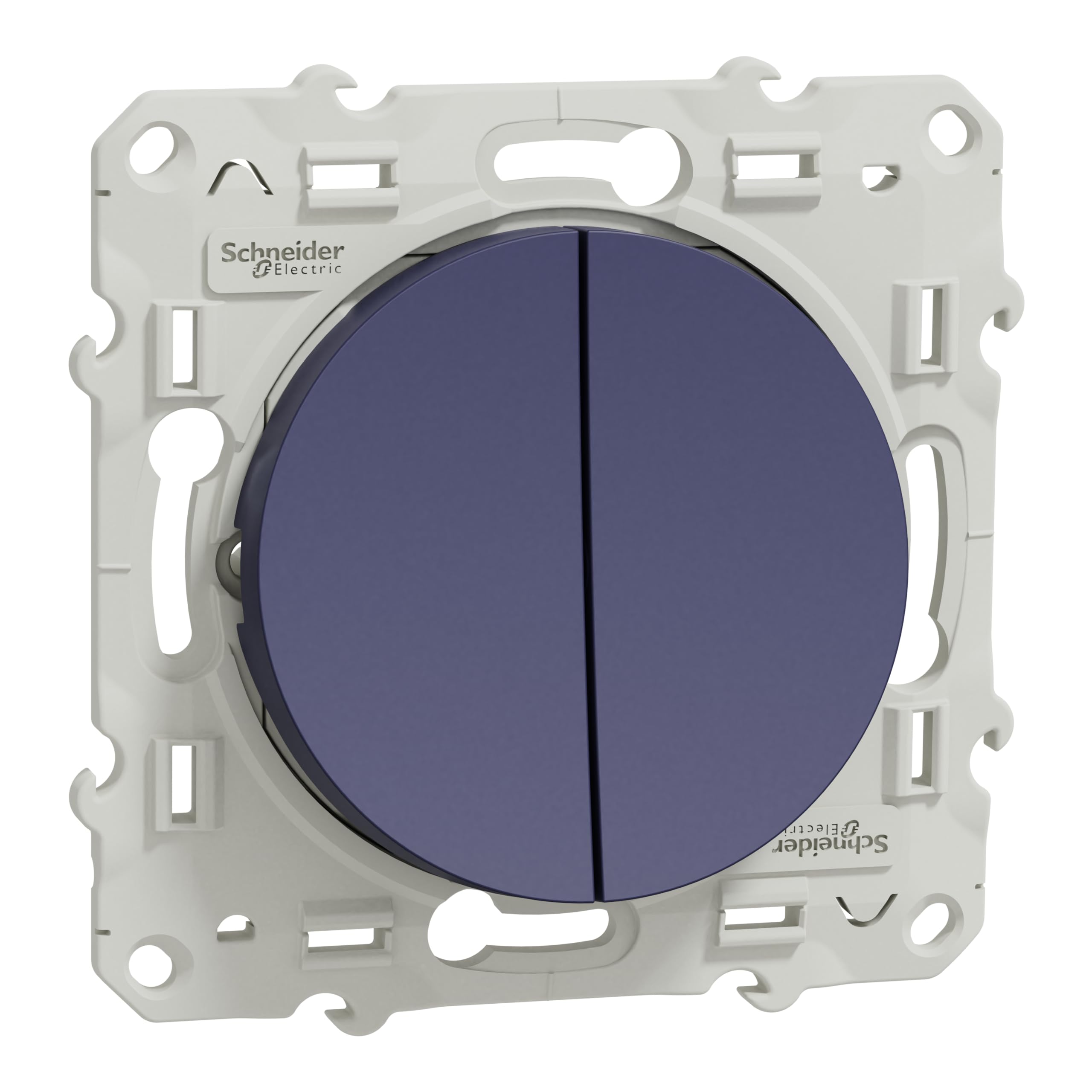 Schneider Electric - Odace, double va-et-vient Cobalt, à vis, connexion rapide - S550214