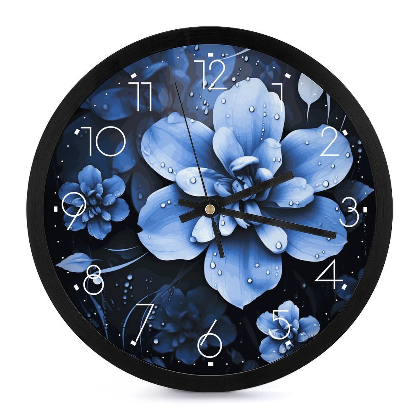 Horloge murale silencieuse sans tic-tac à pile mécanisme fluide