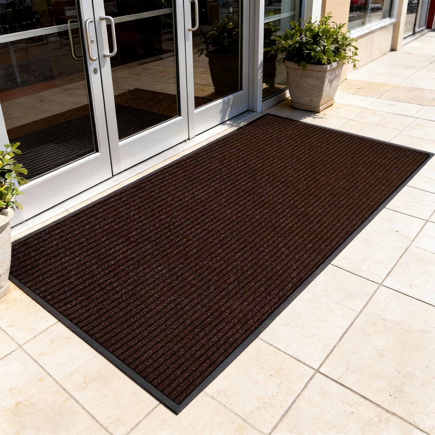Outdoor Front Door Mat 4x2' Commercial Step Rug Rubber Non-Slip Waterproof — Amazon image 9