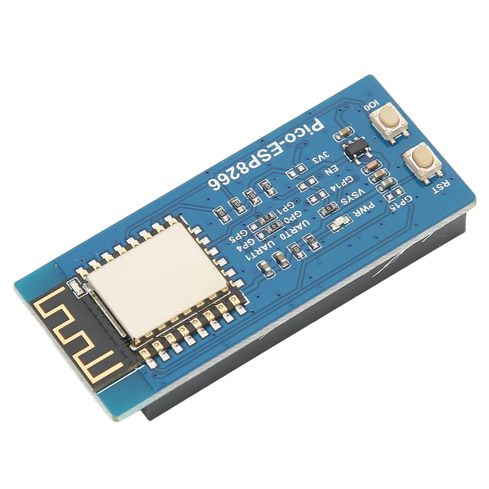 Pi Pico WiFi Expansion Board, Three Modes AT Command Control TCP/UDP Protocol Strong Signal ESP8266 WiFi Expansion Board for Repair for Industry