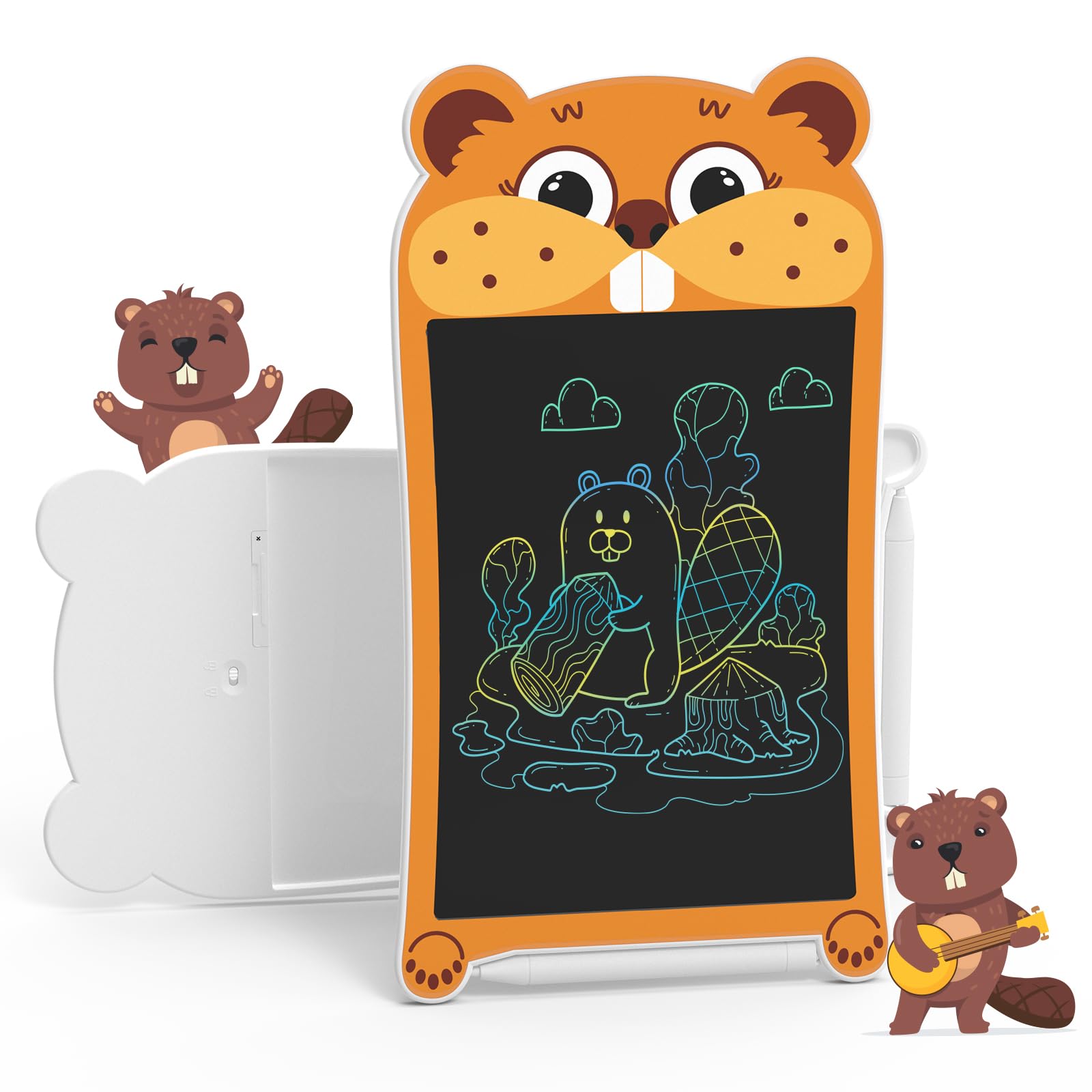 HOMESTEC Kids Toys for 3 4 5 6 Year Old Boy Girl Gift, Cute Drawing Pad with Handle