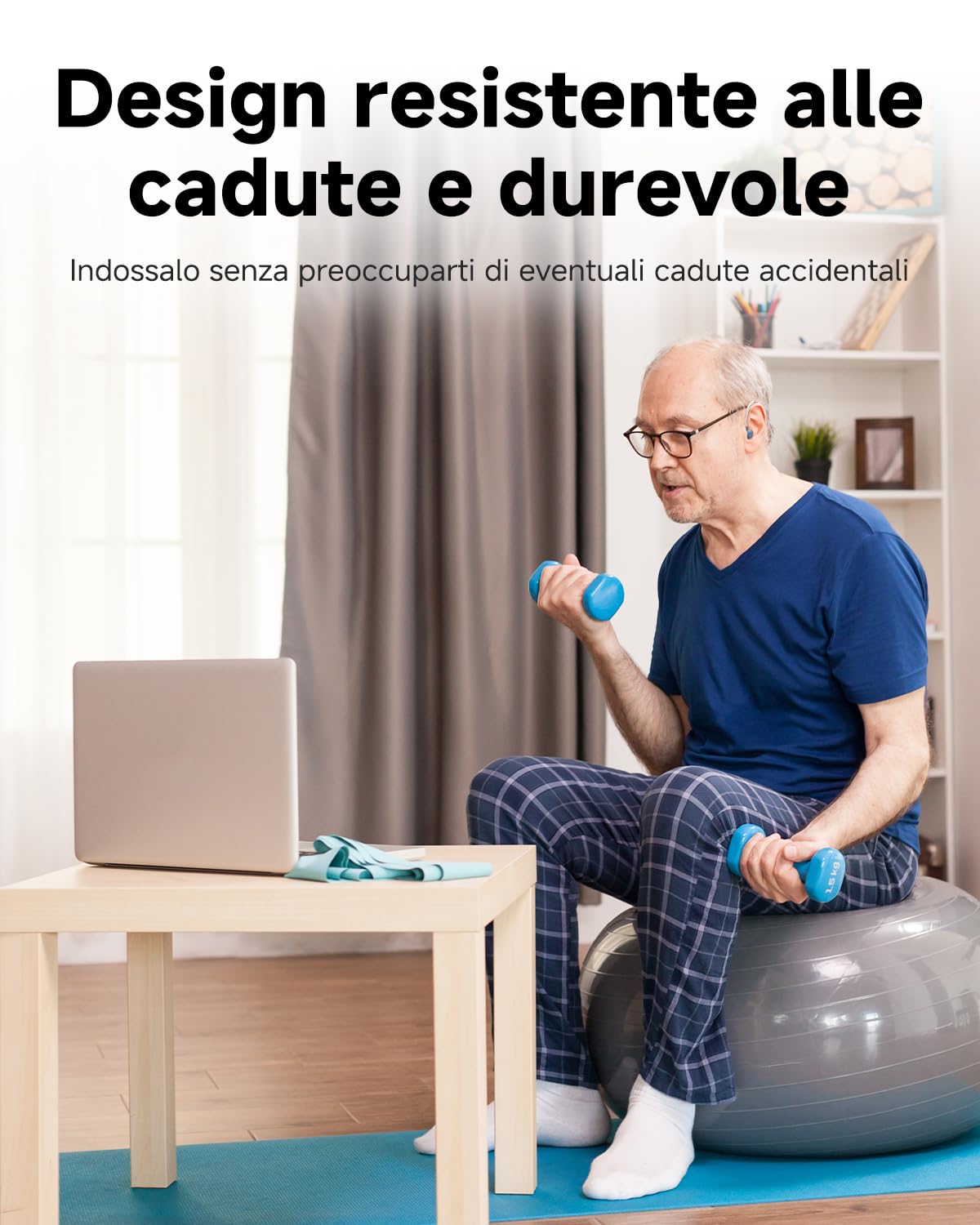 Britzgo Portatile facile da usare ricaricabile lunga durata della batteria qualità audio ad alta risoluzione funzione di riduzione del rumore (Blu Coppia)