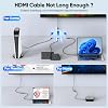 Cable Extensor HDMI 4K de 6 pies, Cable Blindado HDMI 2.0 Clase CL3 de 6 pies | Cable Macho a Hembra HDMI Clase CL3 4K, 1080P@144Hz, ARC, HDR para Fire TV Stick/Roku/Blu-Ray/Laptop/PS5/PS4/Switch, Proyector, Computadora 5