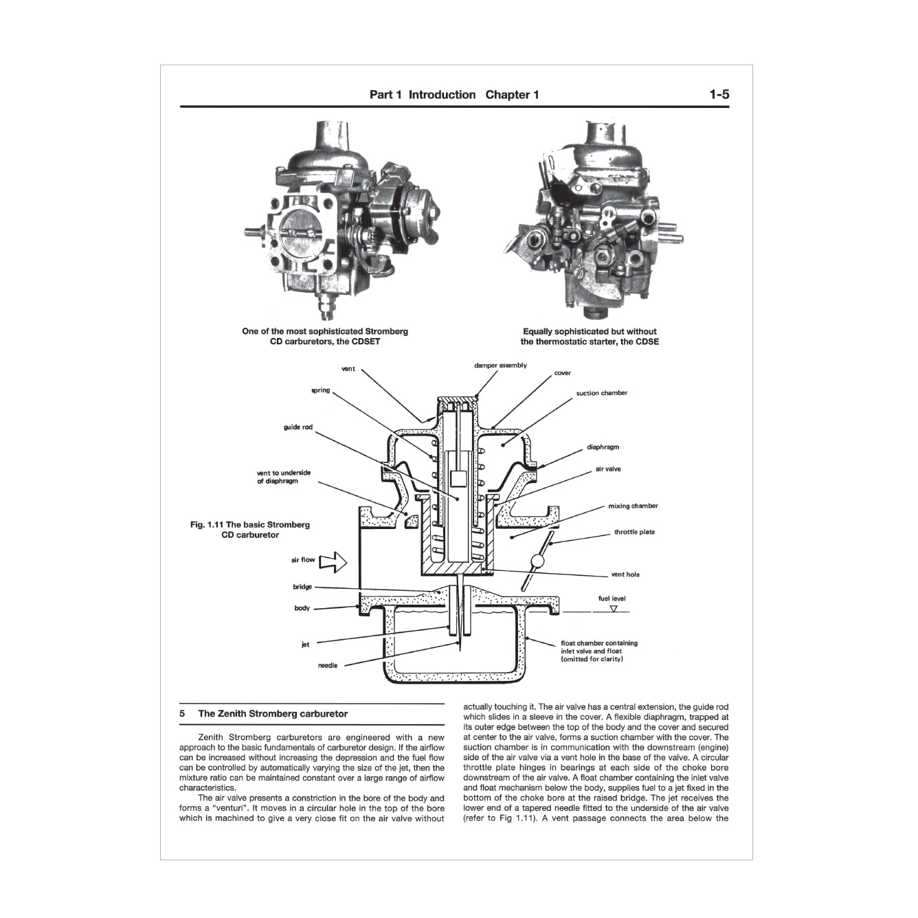 Weber Carburetor Manual: Including Zenith, Stromberg and SU Carburetors