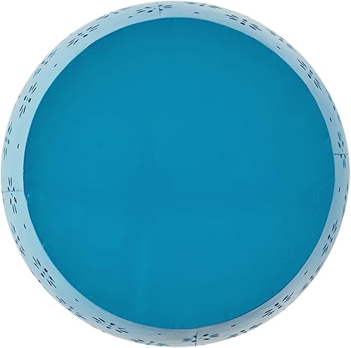 Miniatura 4 de Christopher Knight Home 301560 Soleil Breeze Outdoor - Mesa auxiliar de hierro azul de 15.0 in