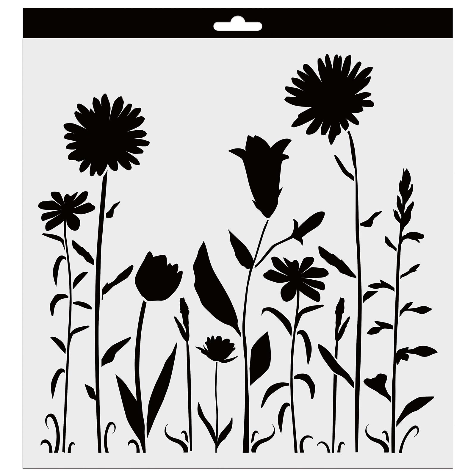 Aladine - 81225 Country Stencil 30 x 30 cm - Stencil for Decorating All Surfaces - Felt, Painting, Airbrush - Drawing Decoration