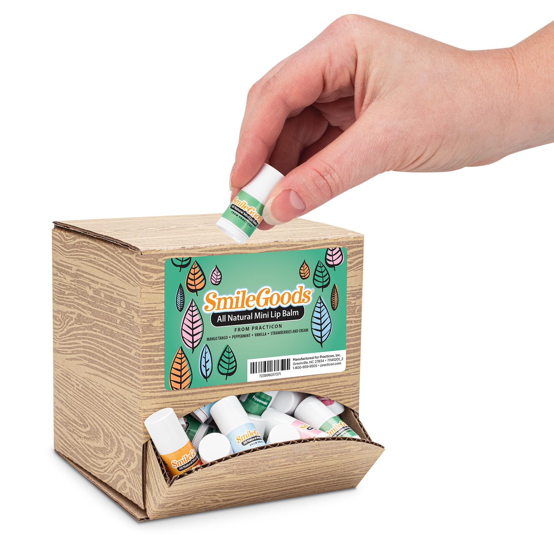 Amazon.com : SmileGoods All Natural Mini Lip Balms with Dispenser