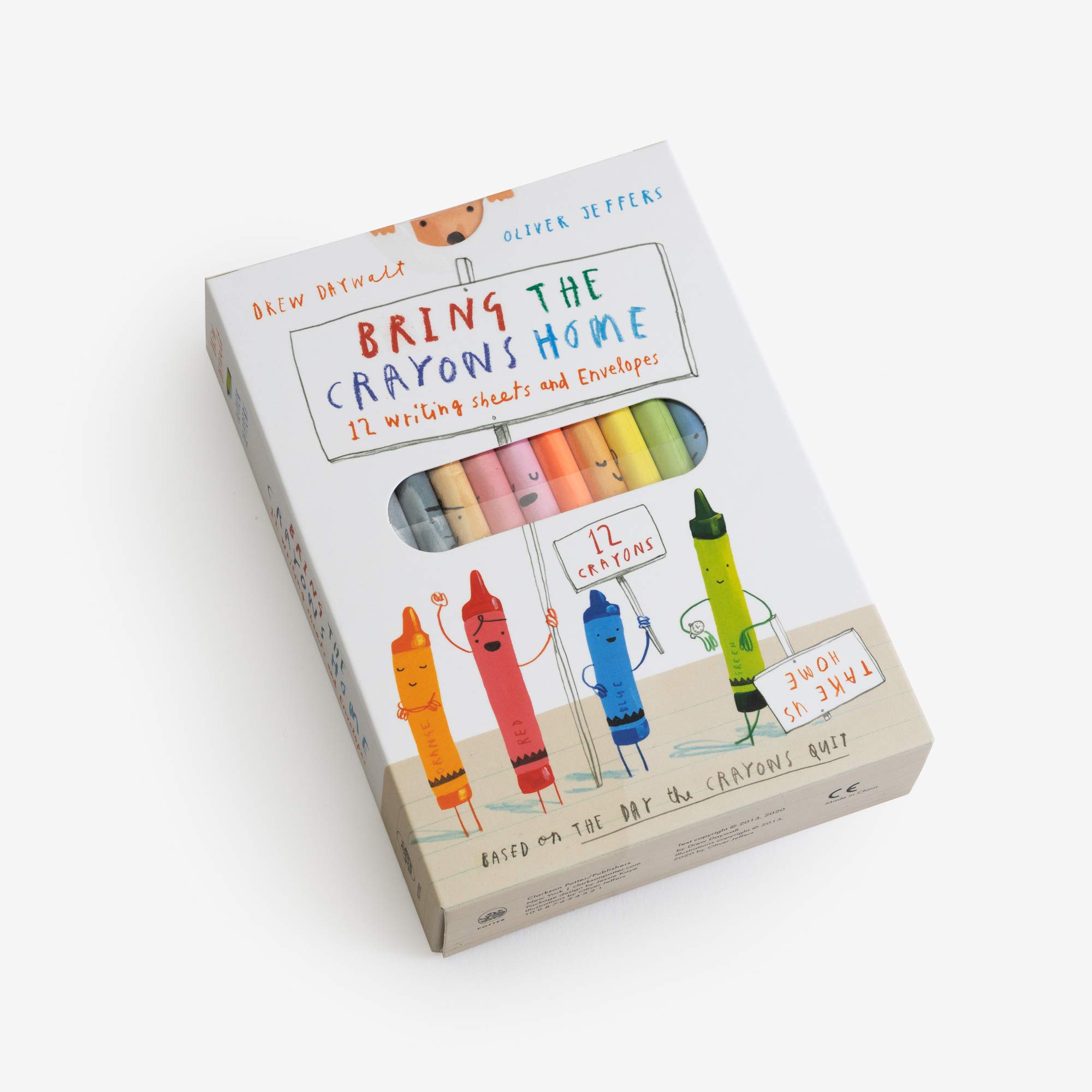 Bring the Crayons Home: A Box of Crayons, Letter-Writing Paper, and Envelopes - Image 3