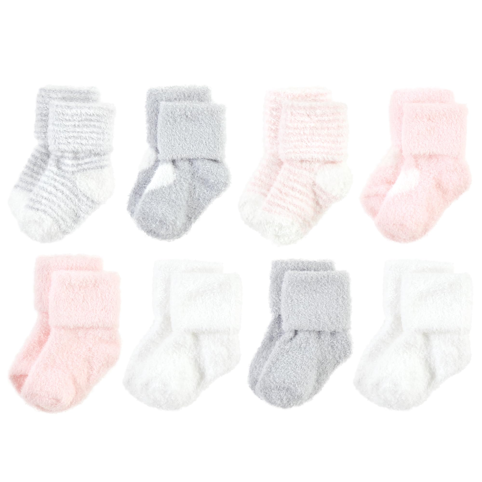 Hudson Baby Baby 8-pack Cotton Rich Newborn and Terry Socks