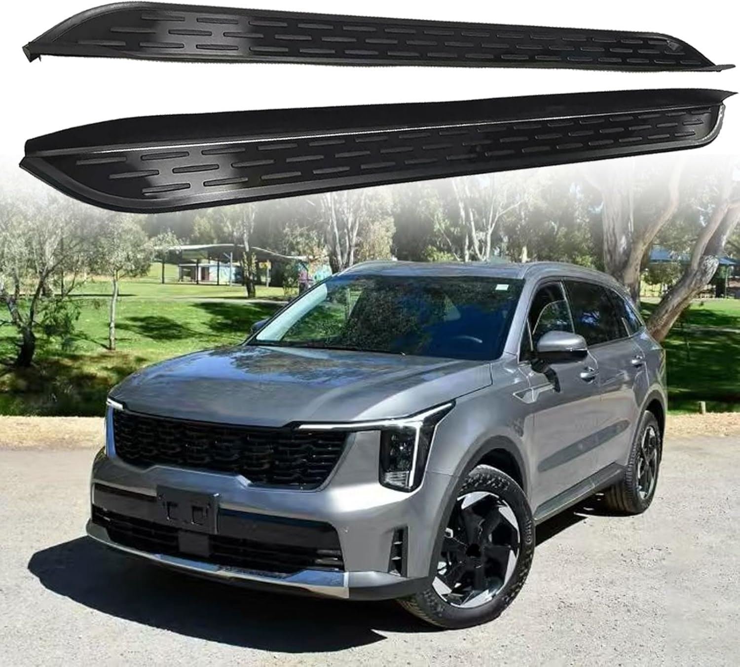 2PCS Running Board Compatible with Kia Sorento MQ4 2021 2022 2023 2024 2025 Side Steps Running Boards Nerf Bar Pedal Aluminum