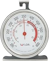 Taylor 5932 Large Dial Oven Thermometer - Accurate 100-600°F Stainless Steel for Baking Grilling