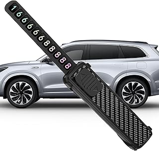 Carte de stationnement temporaire de voiture, permis de stationnement temporaire – Numéro d'affichage du numéro de voiture pour camping-car, camion, voiture, SUV, voitures, véhicules