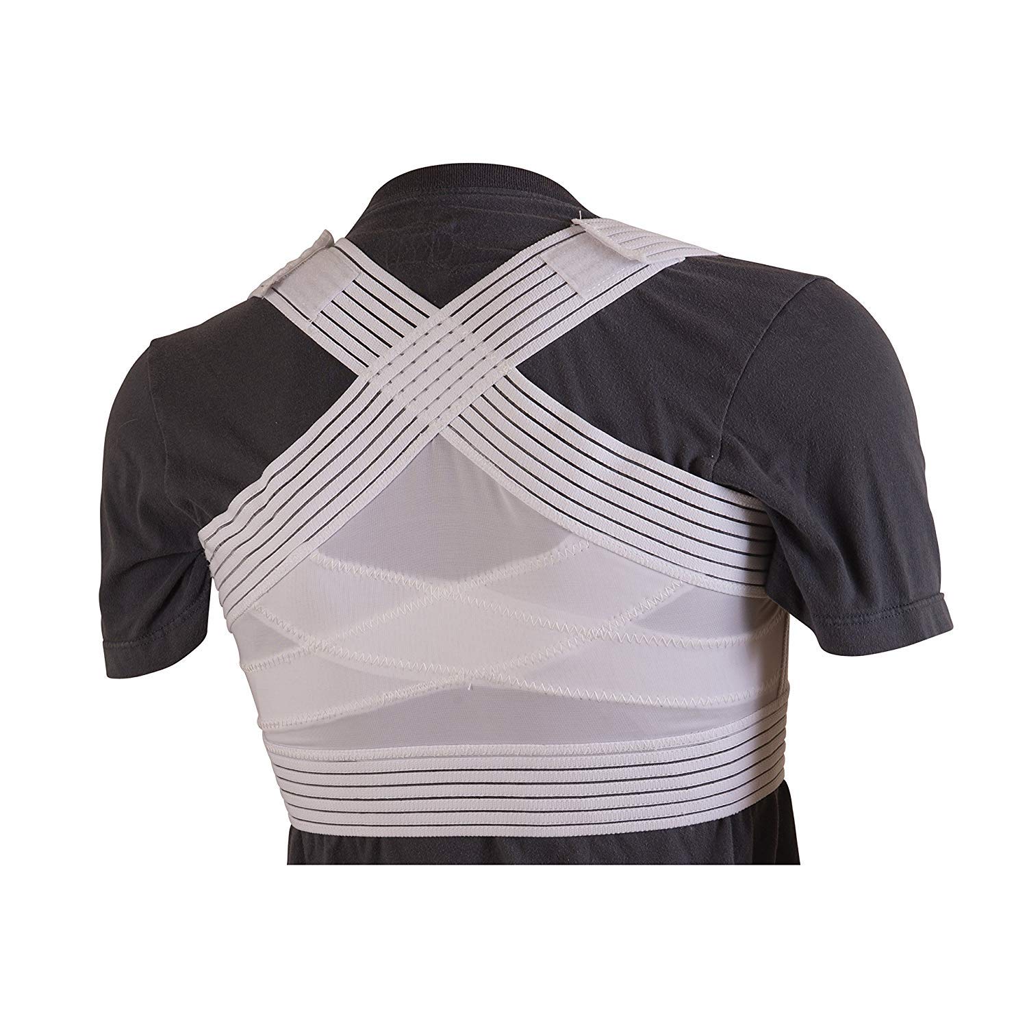 Amazon.com: DMI Posture Corrector, Unisex, White, Criss-Cross Foam