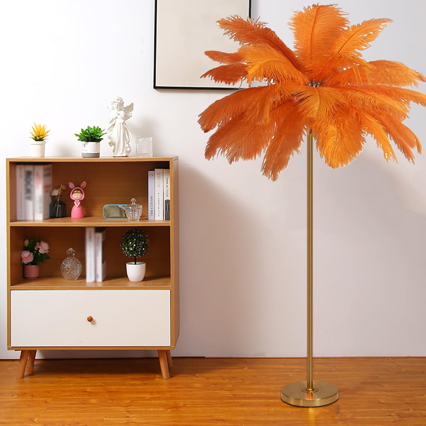 Lampe en plumes d'autruche pour illuminer vos moments de vie