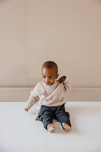 Miniatura 6 de Copper Pearl Clip para chupete, paquete de 3 clips de punto premium para bebés niñas y niños  Elegante clip de acero inoxidable para chupete  Clips