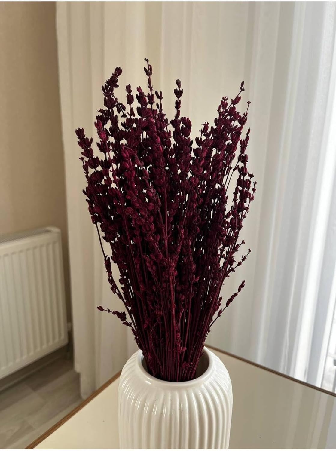 Dried Lavender Flower Bundle, Shocked, Plum, Home Decor, Floral Arrangement, One Size - Purple