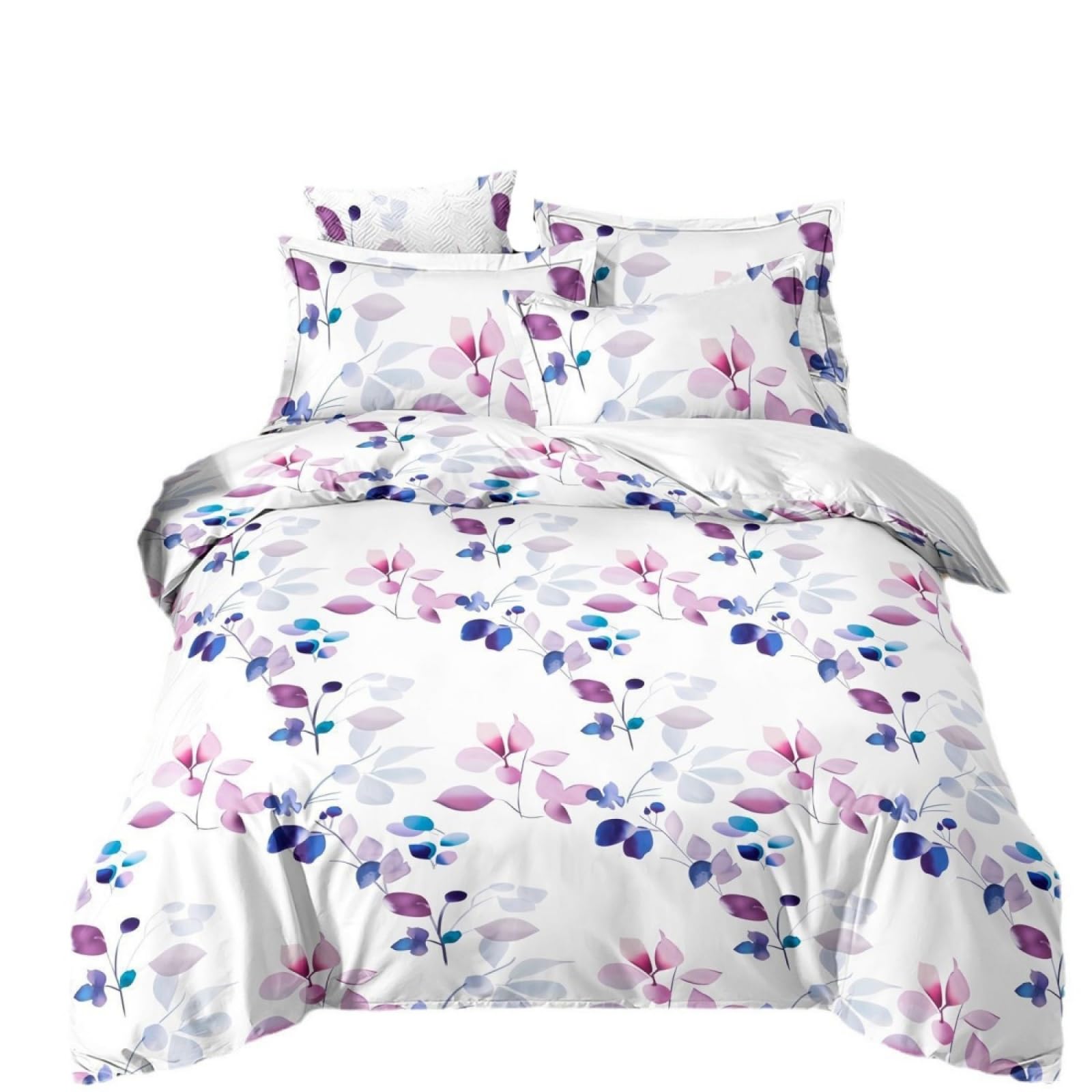 Super King Size Duvet Cover Sets Purple Blue White Super King Bedding
