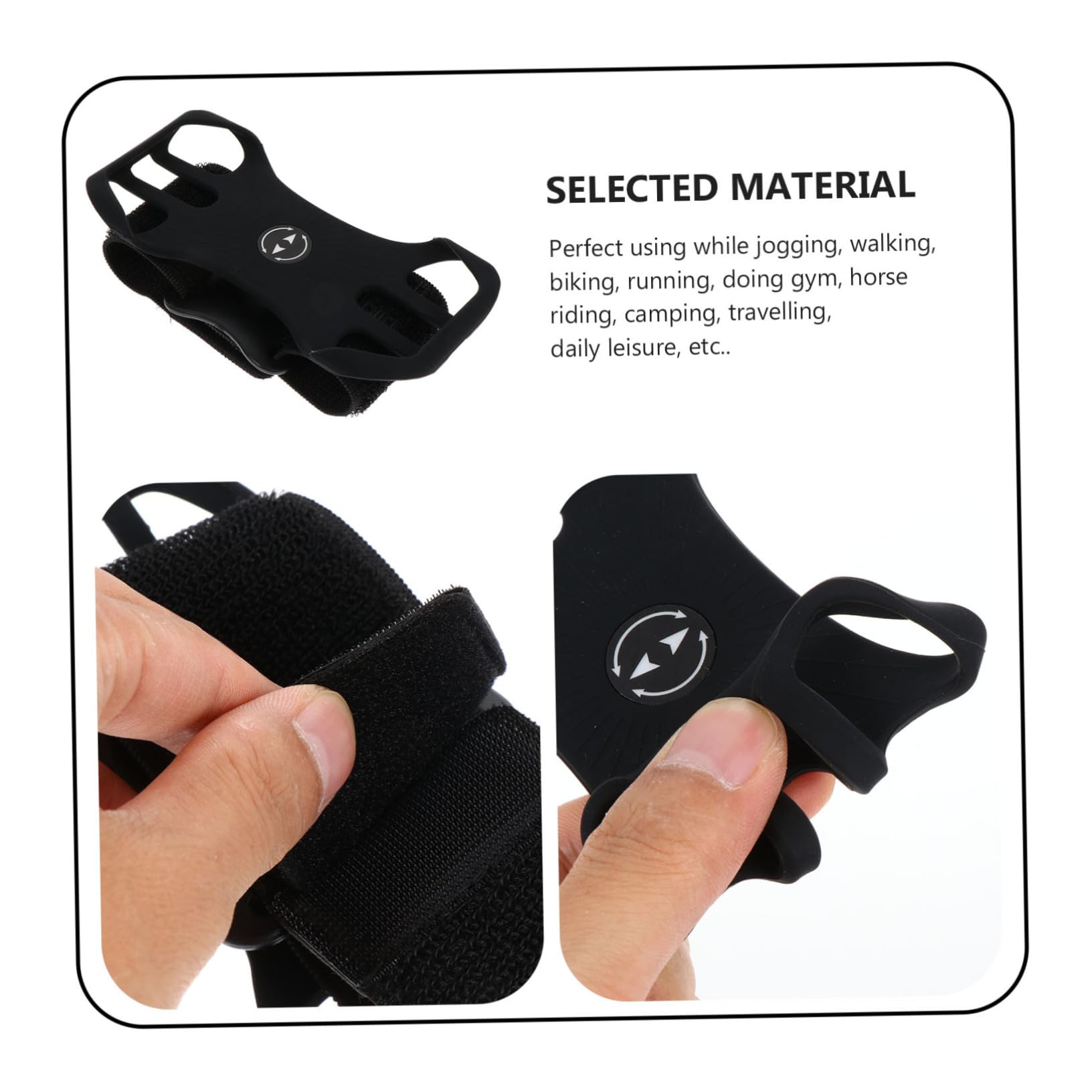 SHINEOFI 3 Set Braccio per Smartphone Fascia Staccabile per Sport e Leggera Materiale Resistente Compatto