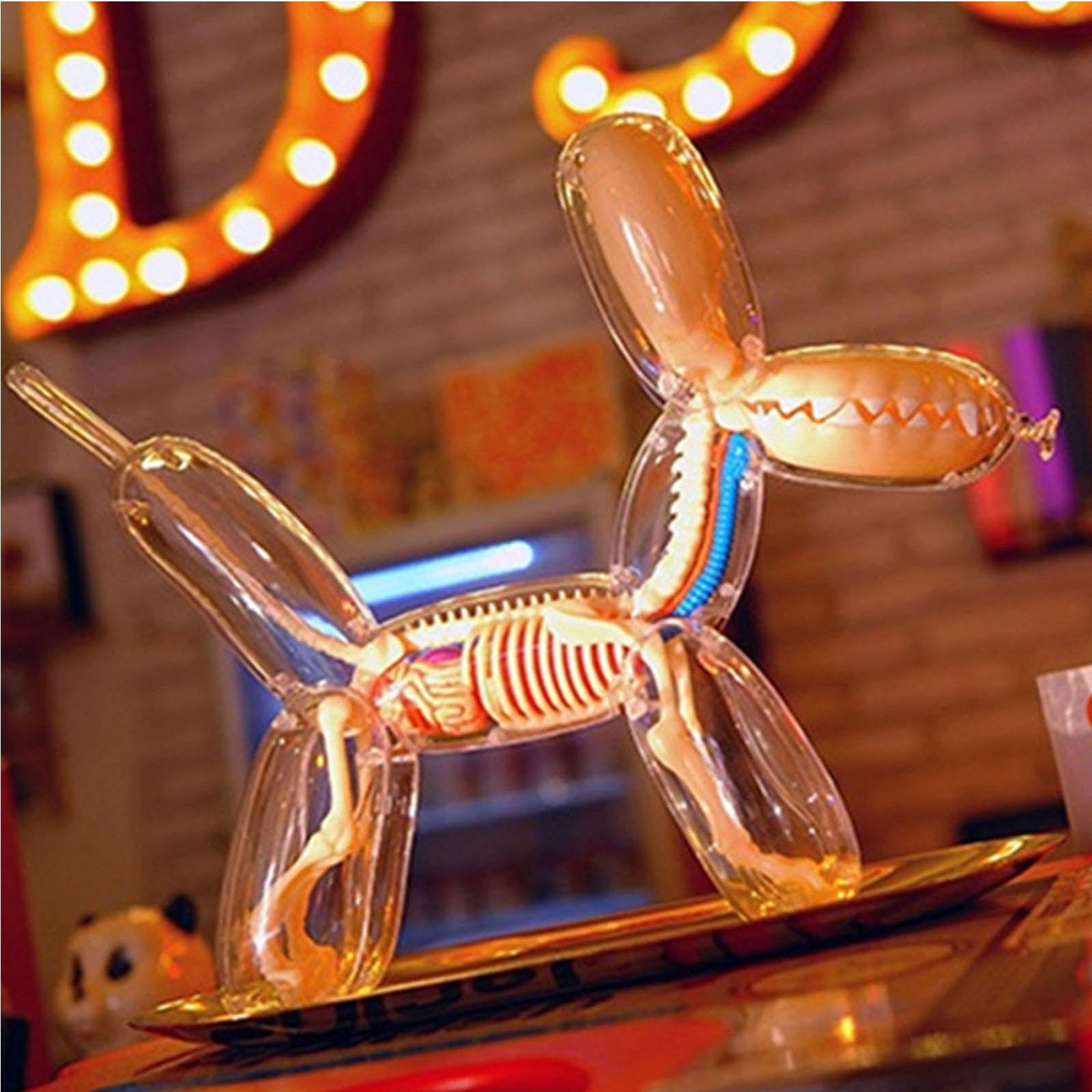 4DMASTER Balloon Dog Anatomy バルーンドッグ Purple Balloon Dog Anatomy Model by Jason Freeny