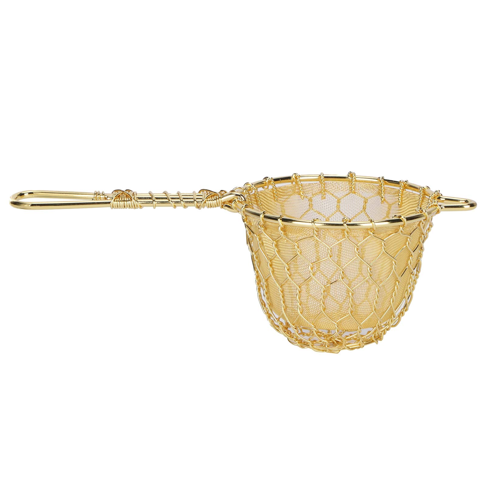 Filtre à Thé en Vrac, Passoire à Infuseur à Thé à Long Manche, Passoire à Infuseur à Thé en Cuivre Filtre à Thé Réutilisable en Feuilles Mobiles avec Long Manche pour Accessoires De Théière