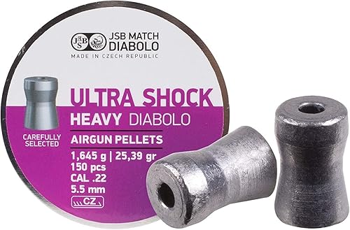 JSB Ultra Shock22 Cal 2539 granos punto hueco 150 ct