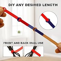 Vista 3 de 150 unidades de bridas para cables, 4+6+8+10 pulgadas, reutilizables para gestión de cables, multiusos, ajustables, organizador de cables, sujeción