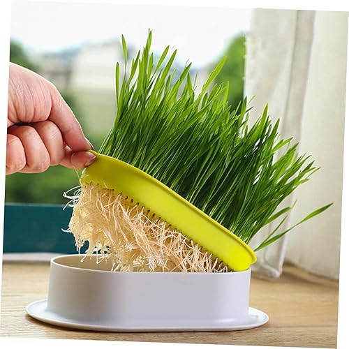 Miniatura 6 de STOBAZA Jardinera de hierba para gatos para mascotas, caja de hierba de gato, caja de plantación conveniente para el hogar