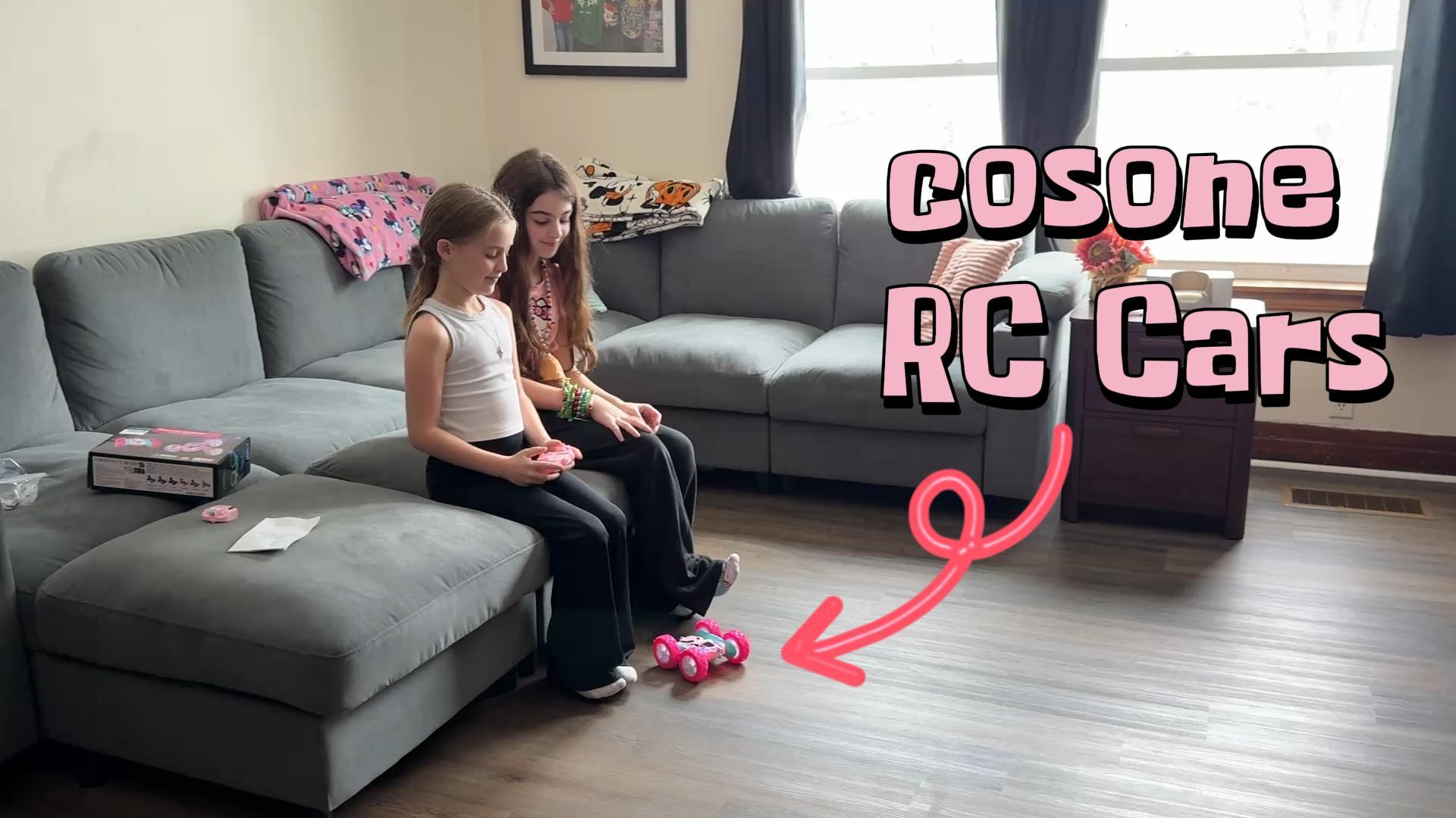 Amazon.com: cosone Pink Remote Control Car for Girls | RC Stunt