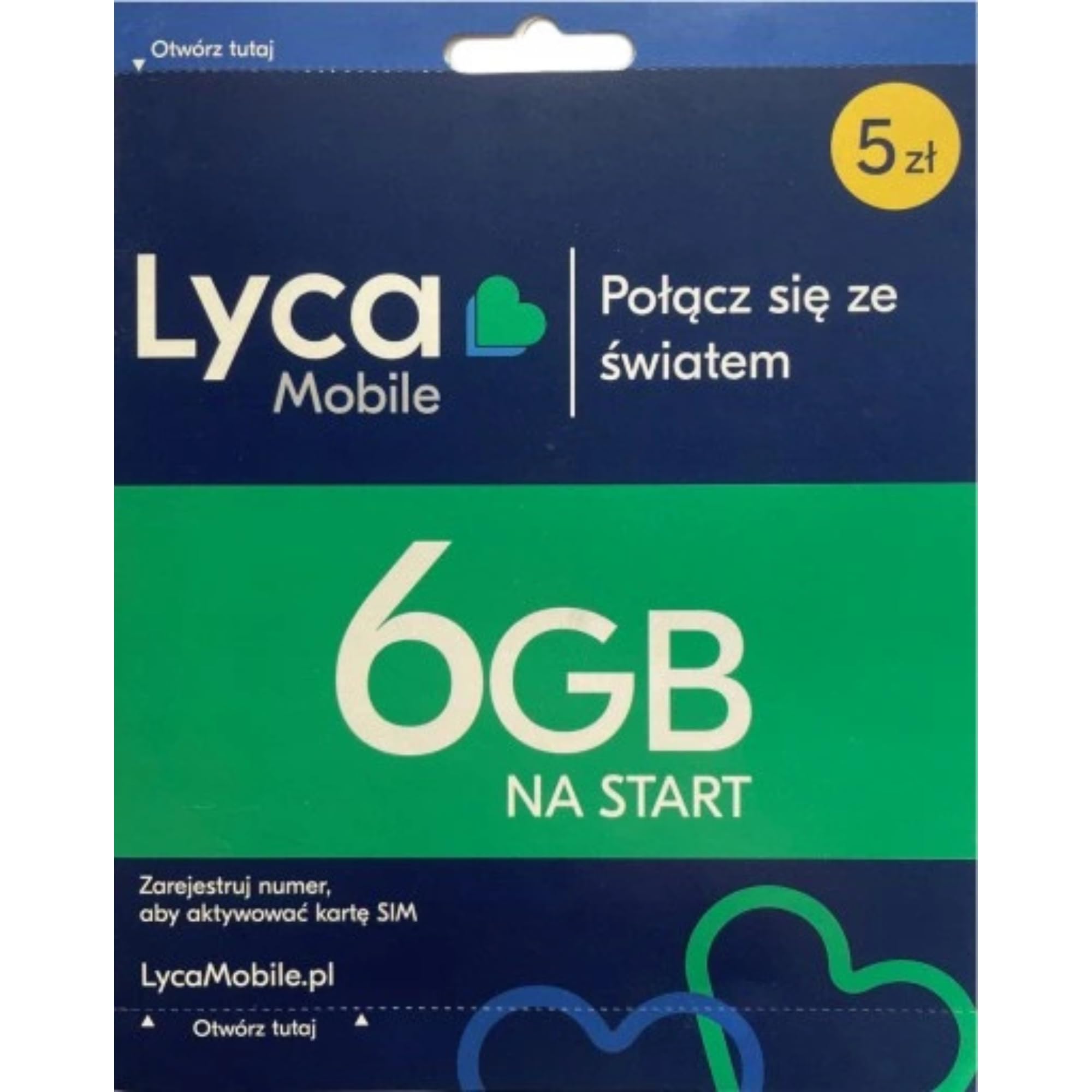 Sim 100% anonima Lycamobile Polonia, pronta per l'utilizzo, utilizzabile in italia, contratto a consumo, nessun canone mensile. Plug&Play e ideale per ricezione messaggi OTP