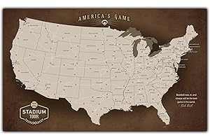 Baseball Stadium Scratch Off Map: Your Ultimate Journey to Every MLB Park